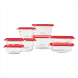 Set de Envases 16 Piezas Varios Tamaños Takealongs Rubbermaid